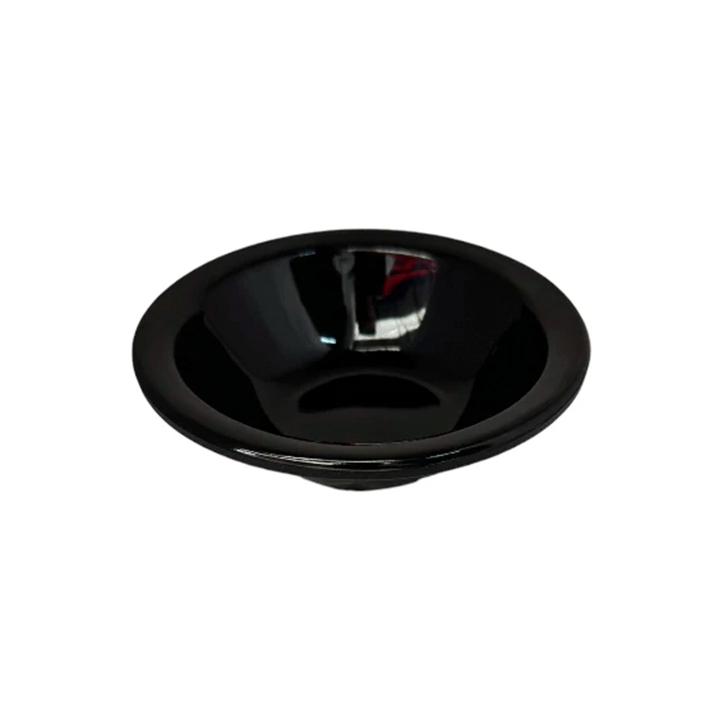 Plato Postre 10cm Melamina Negra -Travessa