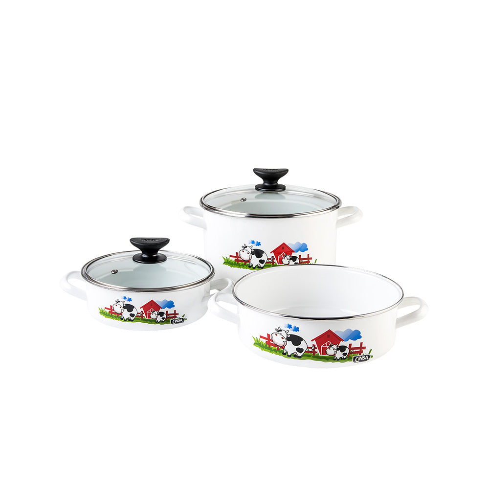 Terranova Vaquitas Cookware Set - 8 pieces - CINSA