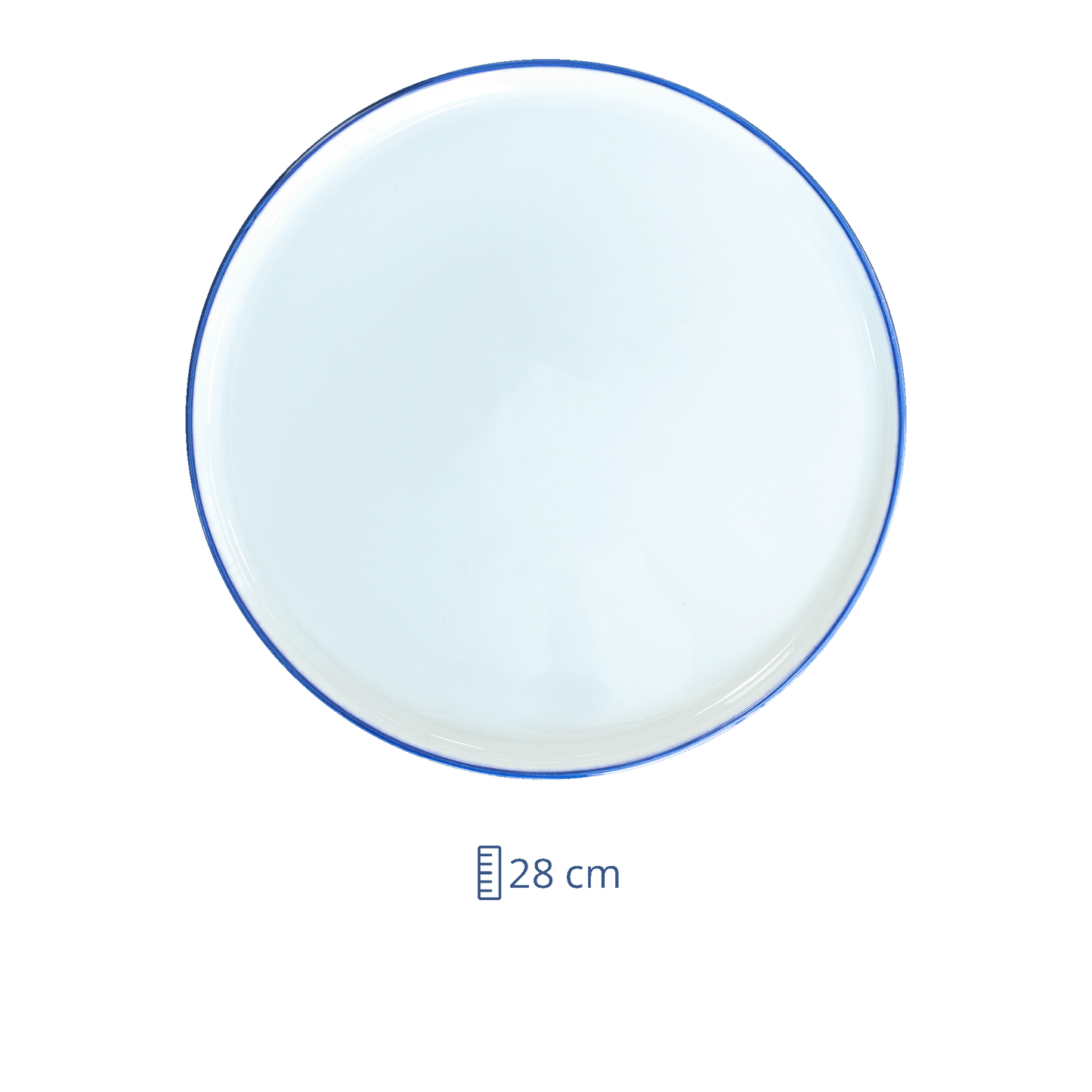 Plato Trinche Bonna Linea Blue