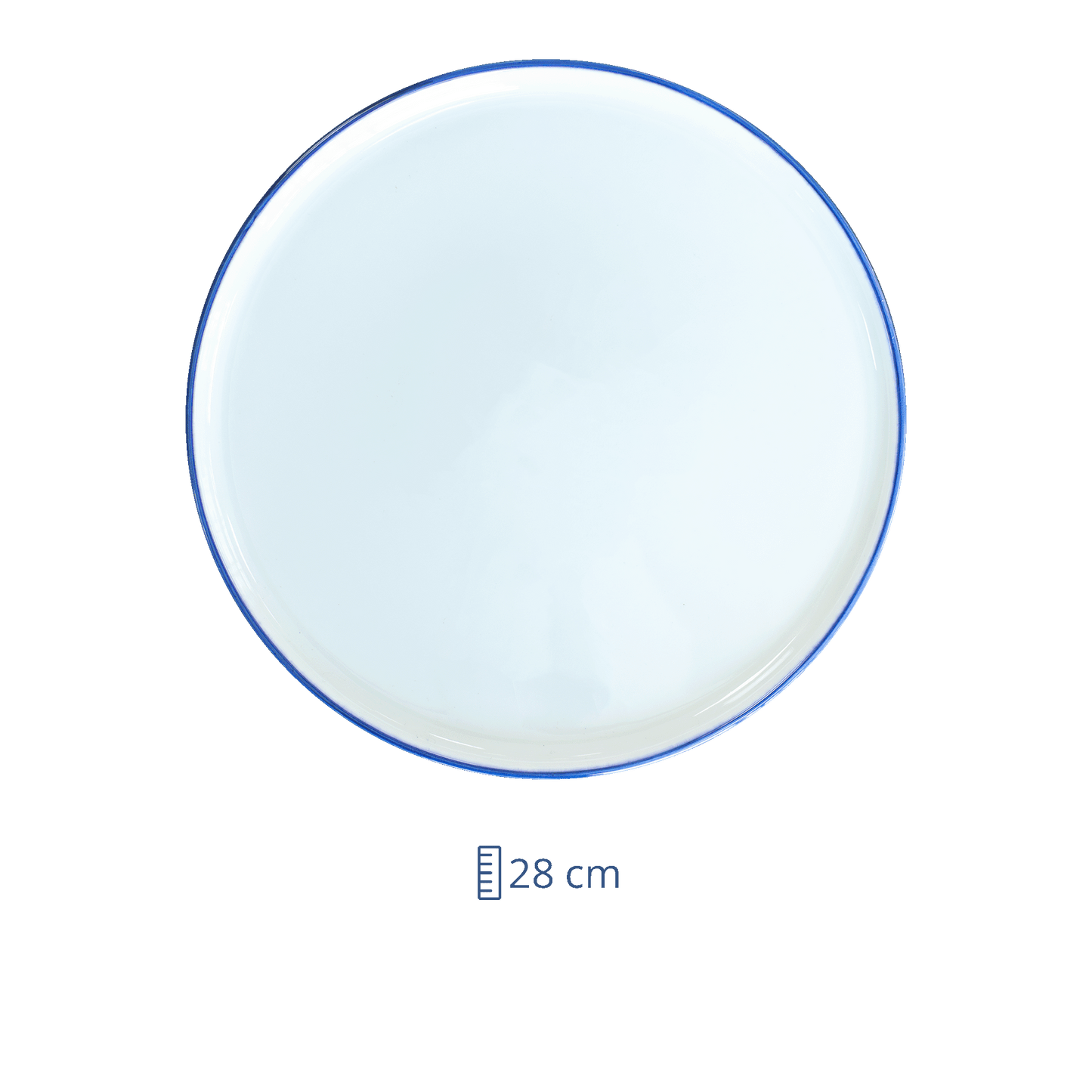 Plato Trinche Bonna Linea Blue