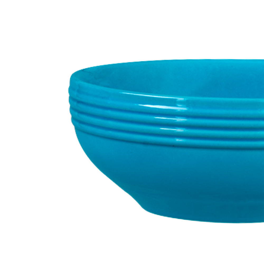 Tazon Cereal Circles Sarape 500ml Azul - Santa Anita