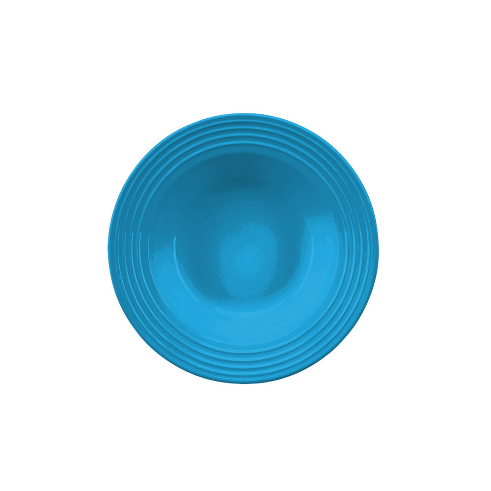 Circles Sarape Soup Plate 400ml Blue - Santa Anita