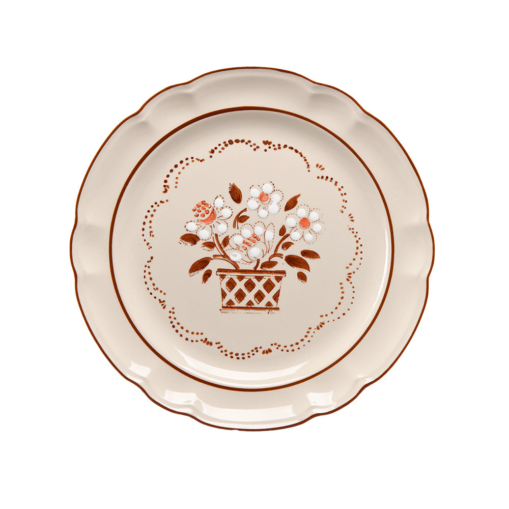 Plato Trinche Flor de Otoño 27cm - Santa Anita