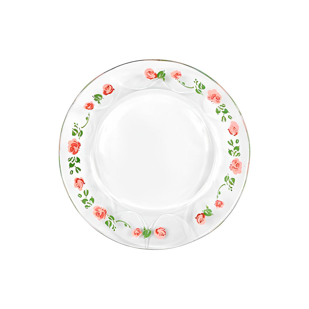 Arcos Red Roses Plate 20.5cm - Crisa