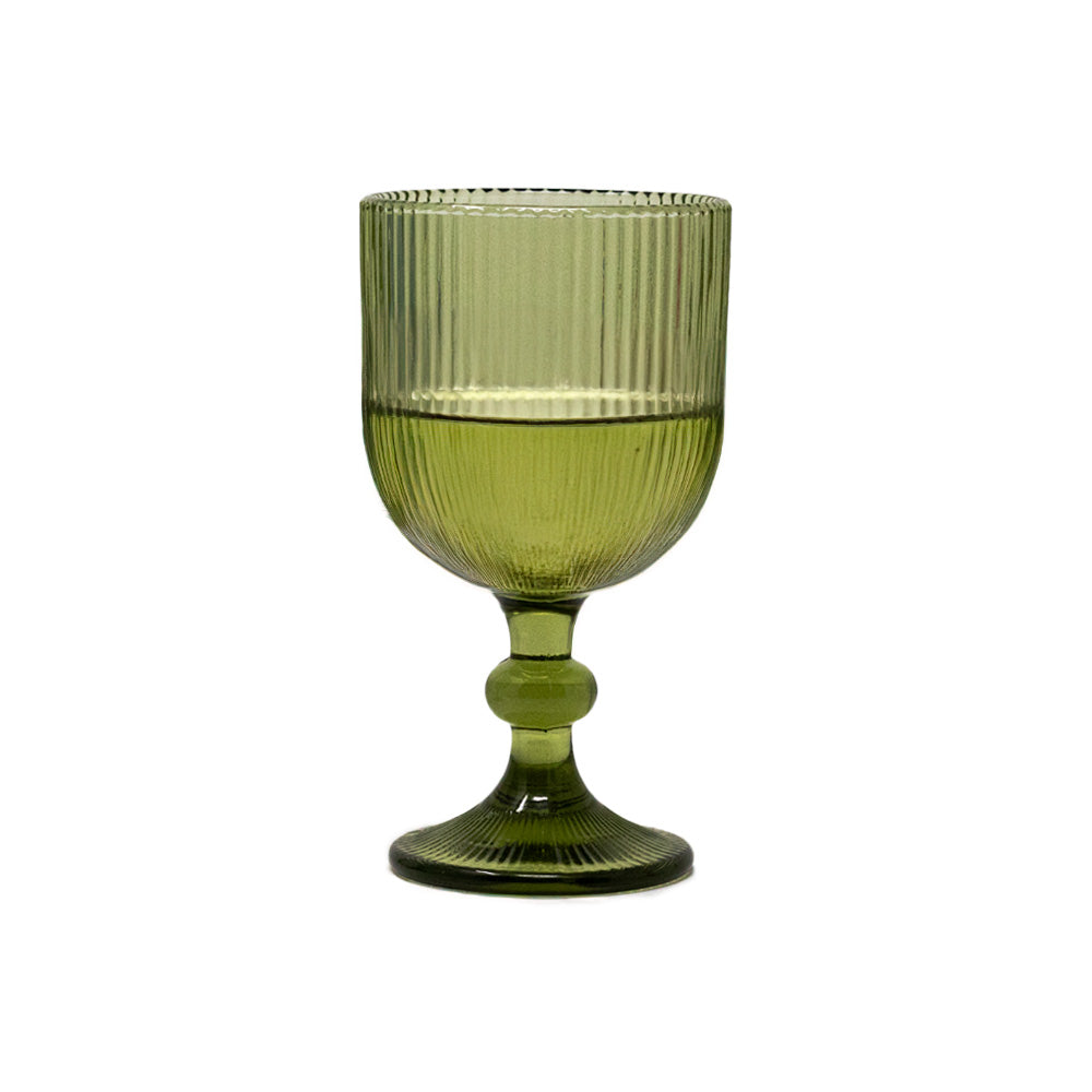 Copa de Agua Valentina 360ml Verde Olivo