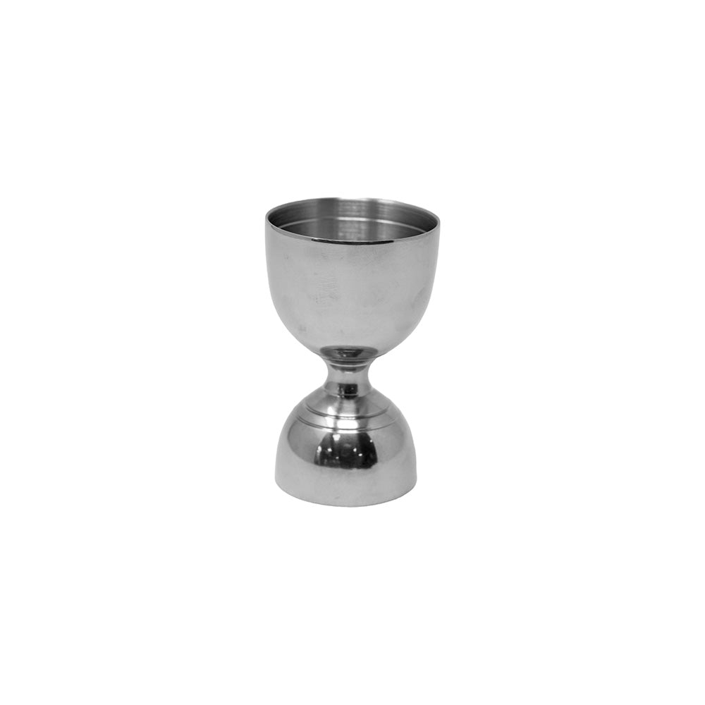 Slim Waist Double Meter Jigger 30/60ml Silver - Barware