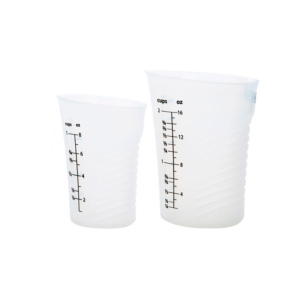 Set Tazas Medidoras Alta Temperatura Silicon - 2 piezas - Progressive