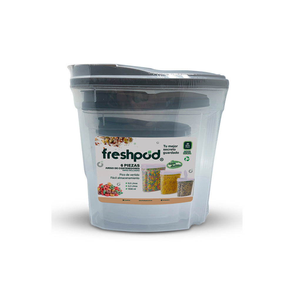 Contenedor para Cereal Cerealero - 6 piezas - Freshpod