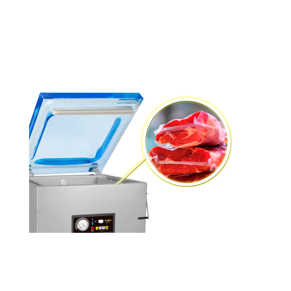 5 Cycle Vacuum Packer with Wheels 20m³/h - EVAC-20P - Rhino