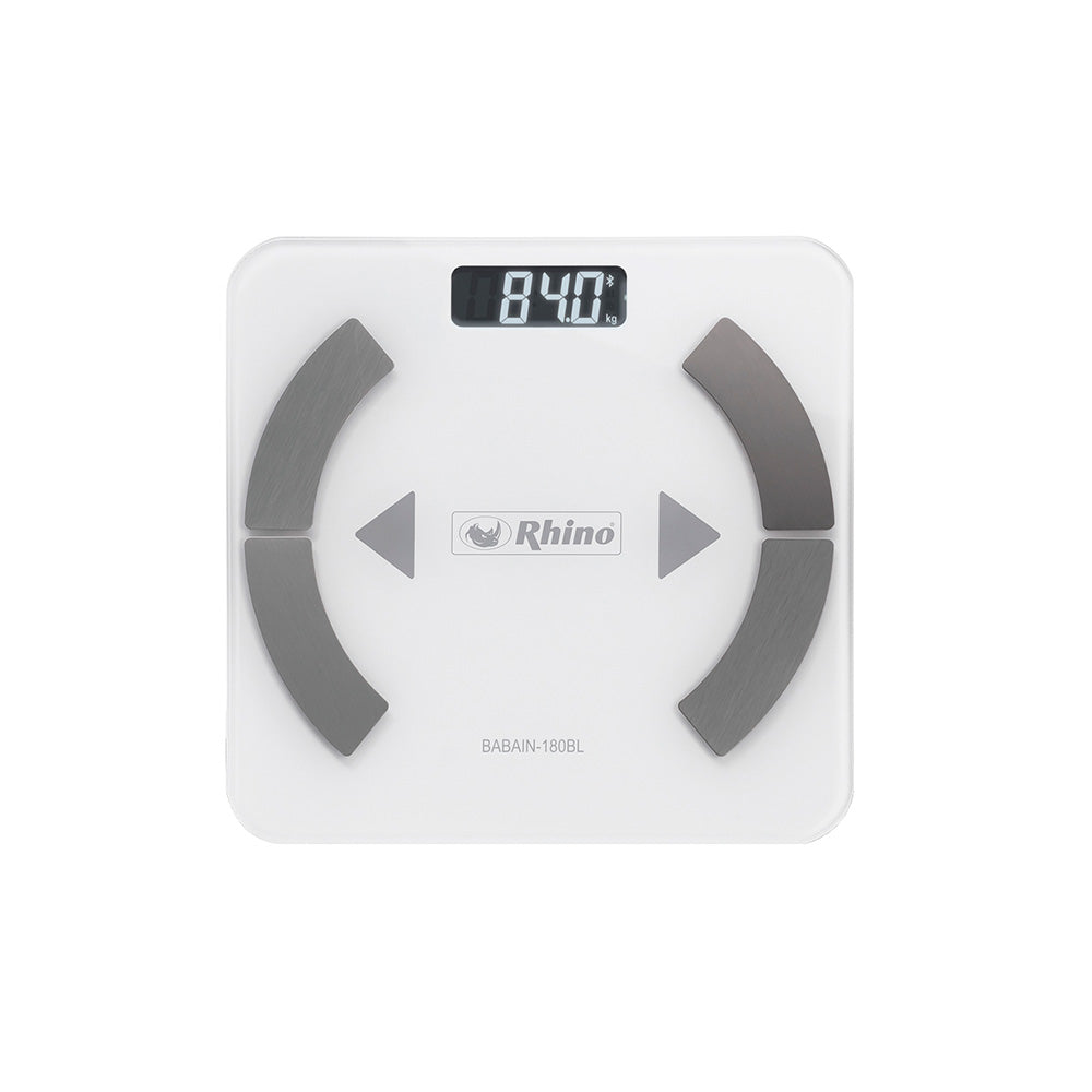 Bascula Inteligente de Baño Blanca 180kg - Rhino