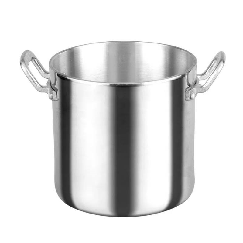 Olla Alta Recta 38 cm/41 lt Aluminio Acorazada NSF Vasconia 4030297