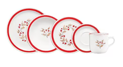 Vajilla 30 Piezas Dulce Samba Novo Santa Anita Cristaleria La Unica