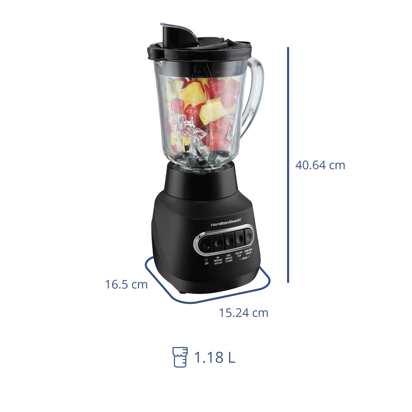 Licuadora de Vidrio 800W 1.2L - Hamilton Beach