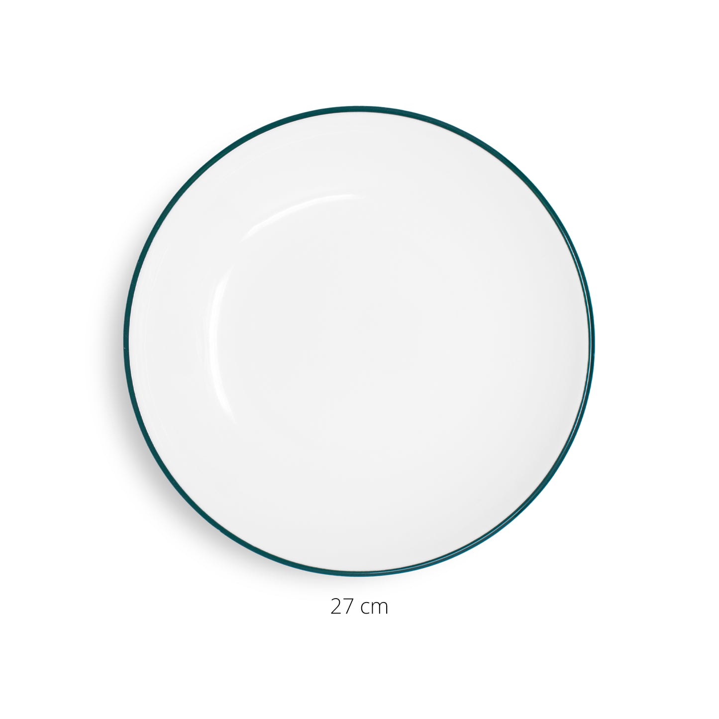 Plato Llano Línea Green Porcelana - Bonna