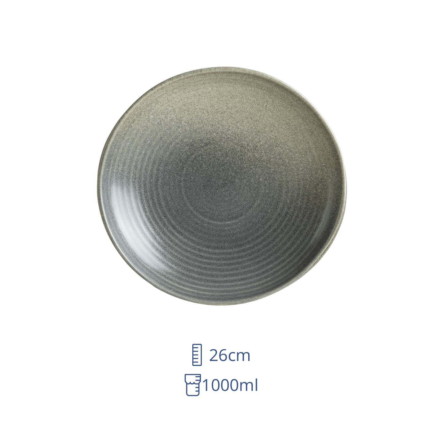 Plato Hondo De Ceramica 26 cm 1L Hornfels