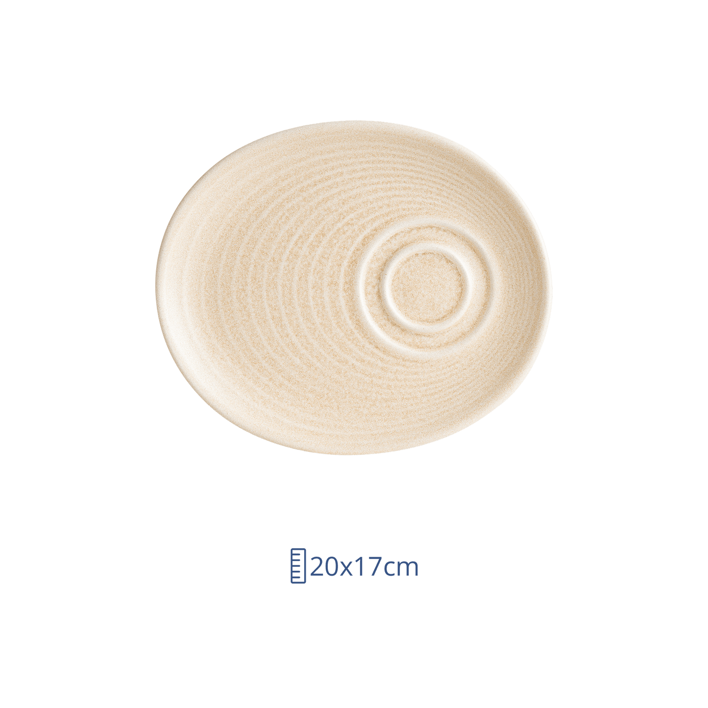 Plato Taza De Ceramica Mirage Ovalado