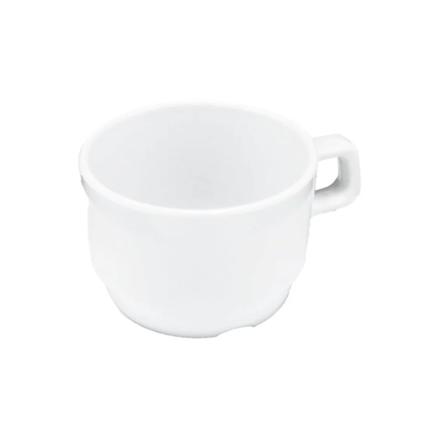 Taza Melamina Blanco Diamante (9cm) - Travessa