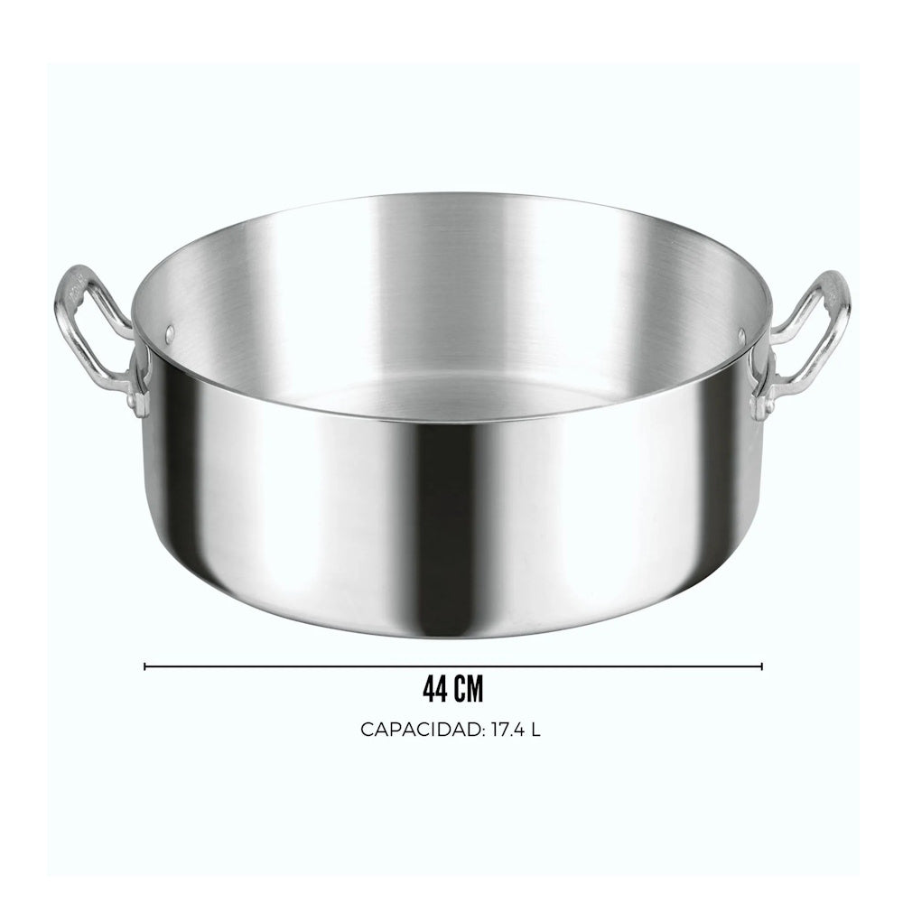 Budinera Profesional 44 Cm Aluminio NSF 4 mm C/Tapa Vasconia