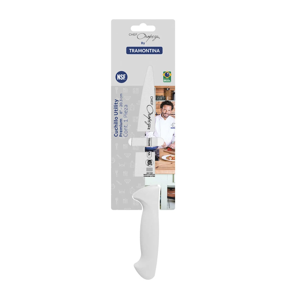Cuchillo Utility Premium Acero Inoxidable 8″ Oropeza - Tramontina