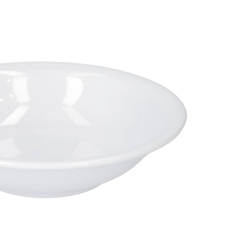 Juego 6 Platos Soperos 19 cm 7.5'' Melamina Blanco Travessa