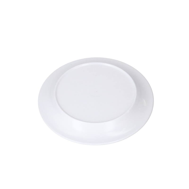 Juego 6 Platos Trinche 8'' 20.3 cm Melamina Blanco Travessa