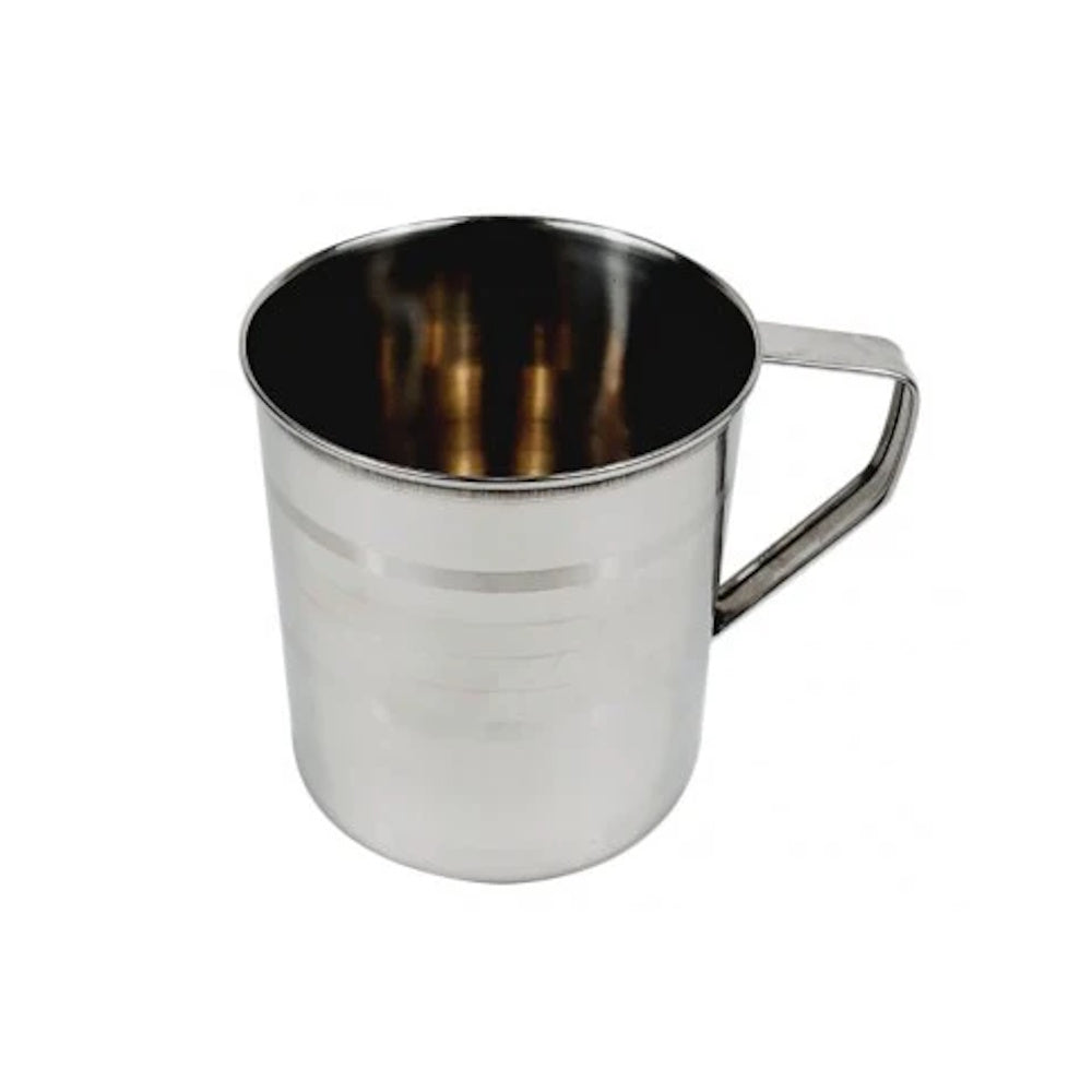 Pocillo Hervidor de Acero Inoxidable 14 cm con Asa Travessa
