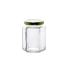 Tarro Hexagonal con Tapa 300ml - Global Fuentes