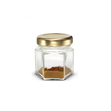 Tarro Hexagonal con Tapa 45ml - Global Fuentes