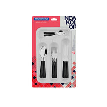 Juego de Cubiertos + Portacubiertos New Kolor - 17 piezas - Tramontina