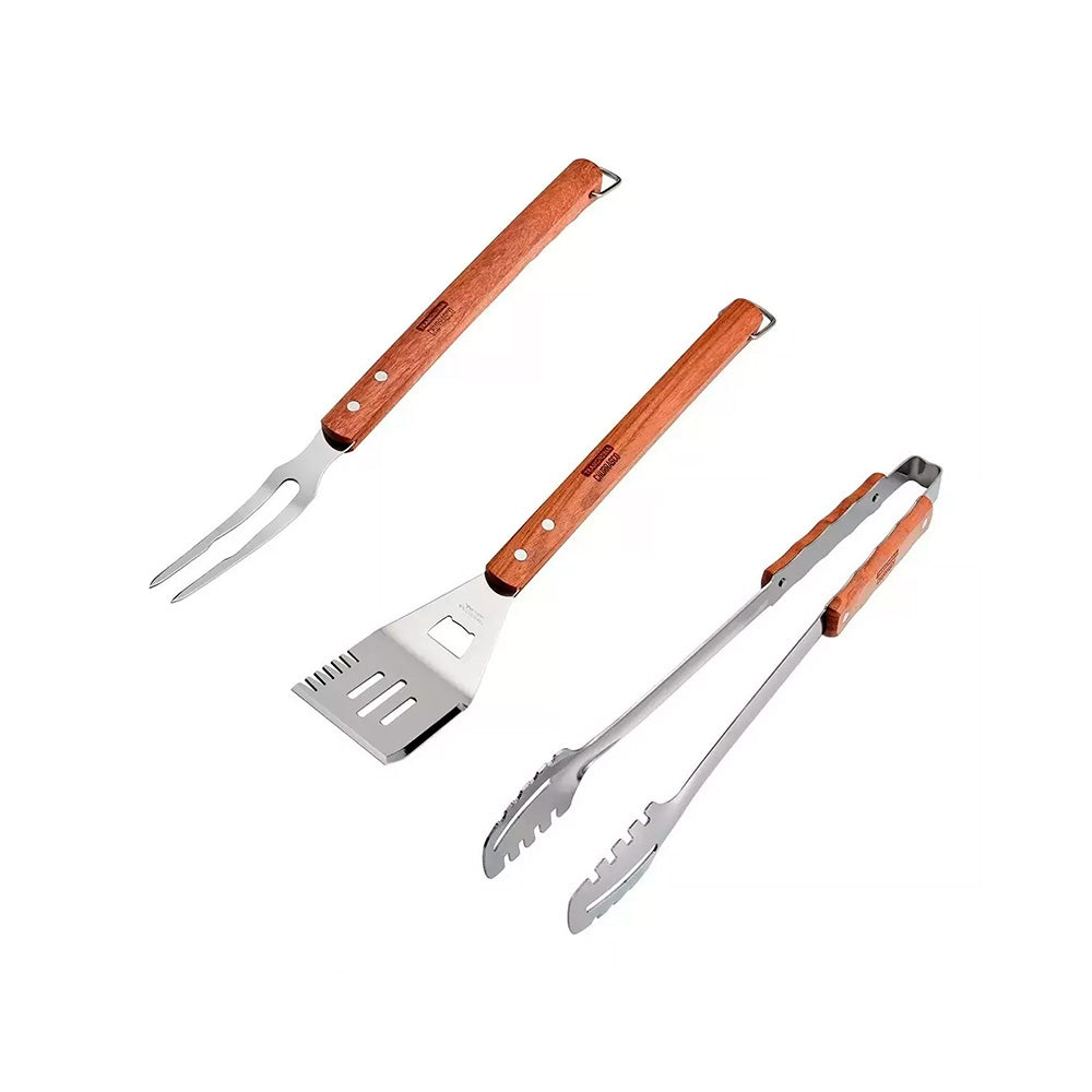 Juego de Utensilios para Parrilla BBQ - 3 piezas - Tramontina
