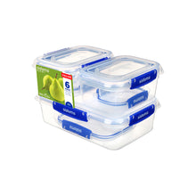 Contenedor Tupper Hermetico Essencials Klip It - 6 piezas - Sistema