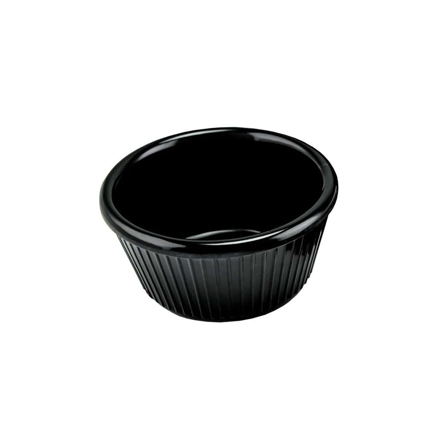 Ramekien Rayado 4oz Melamina Color Negro - Travessa