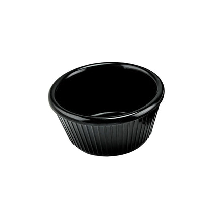 Ramekien Rayado 4oz Melamina Color Negro - Travessa