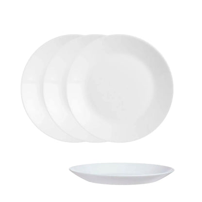 Plato Plano 30cm Melamina Blanco Mate - Travessa