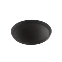 Plato Trinche 23cm Con Pestaña Melamina Jet Black - Travessa