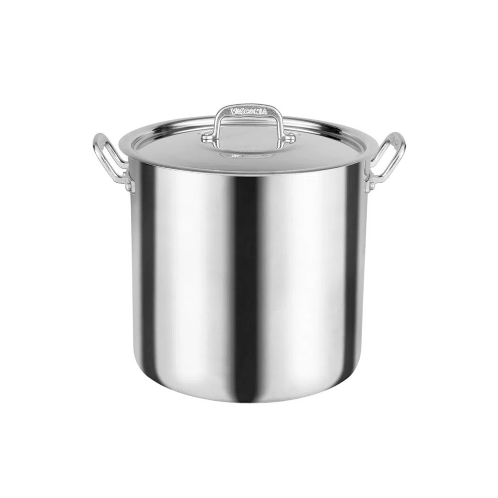 Olla Alta Recta Acorazada Profesional 30cm / 20L - Vasconia