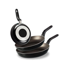 Juego de Sartenes con Teflon Negro - 3 piezas - EKCO