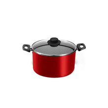 Olla Recta con Tapa Classic 24cm / 5.5L Rojo - EKCO