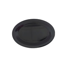 Plato Ovalado 12" (30cm) Melamina Negro- Travessa