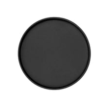 Plato Trinche 23cm Con Pestaña Melamina Jet Black - Travessa