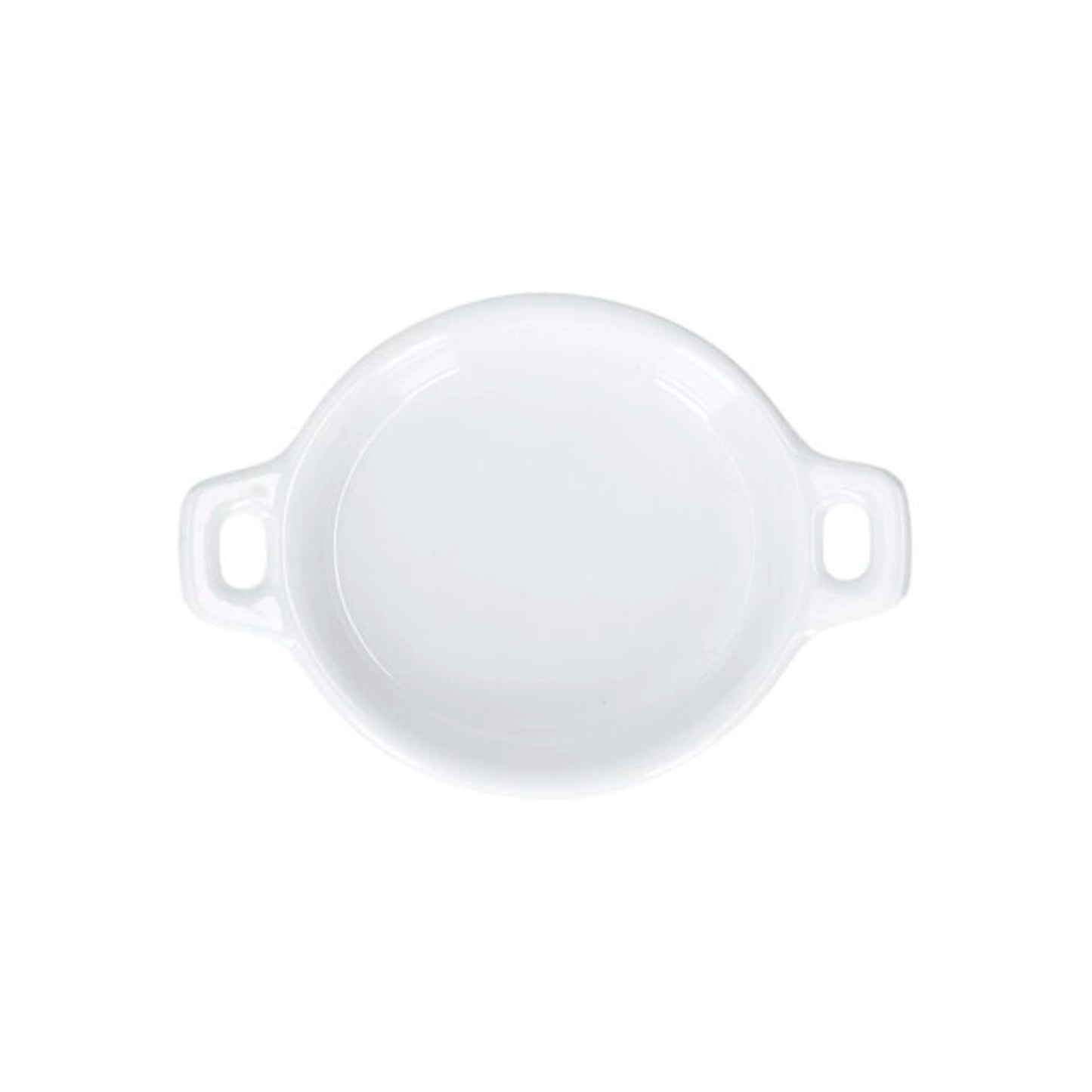 Mini Cazuela Melamina Blanco Diamante 10cm - Travessa