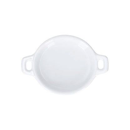 Mini Cazuela Melamina Blanco Diamante 10cm - Travessa