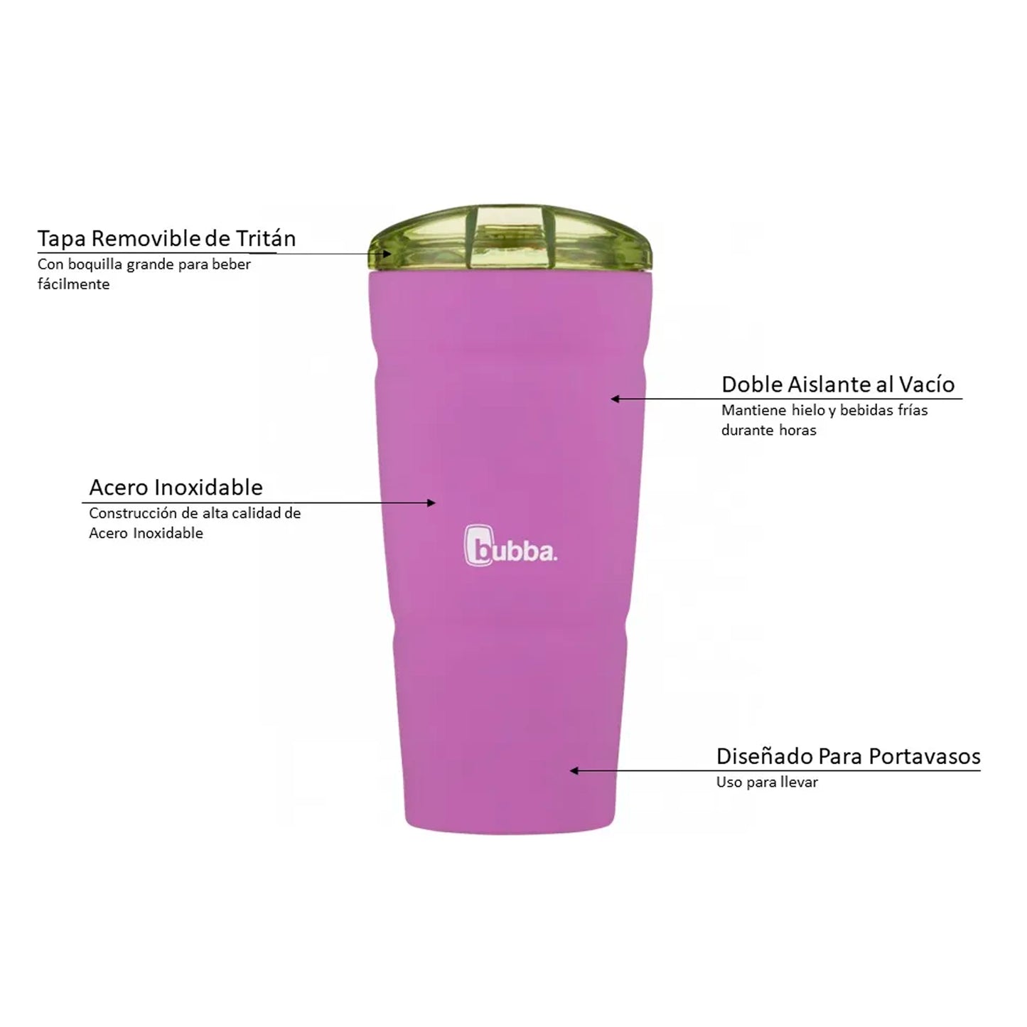 Vaso Termico 532ml Acero Inoxidable Mixed Berry - Coleman