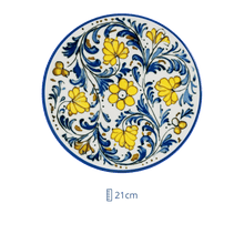 Plato Plano de Porcelana Albufera 21cm