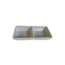 Salsera 2 Compartimentos Gray Granite 14x7cm - Tavola