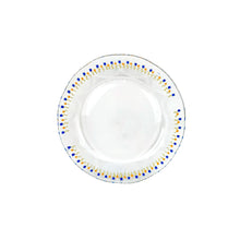 Arcos Plate with Blue Lilies 20.5cm - Crisa