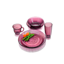 Vajilla Redonda Clasica Uva - 20 piezas - Crisa