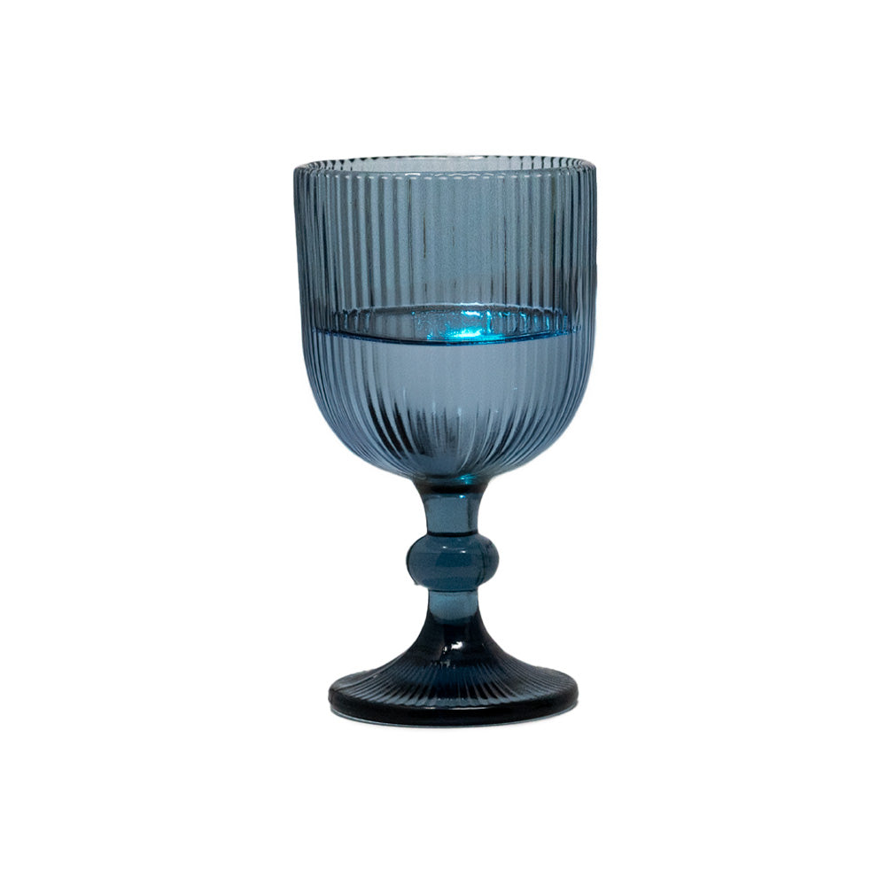 Copa de Agua Valentina 360ml Azul Estancia