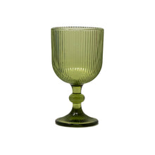 Copa de Agua Valentina 360ml Verde Olivo