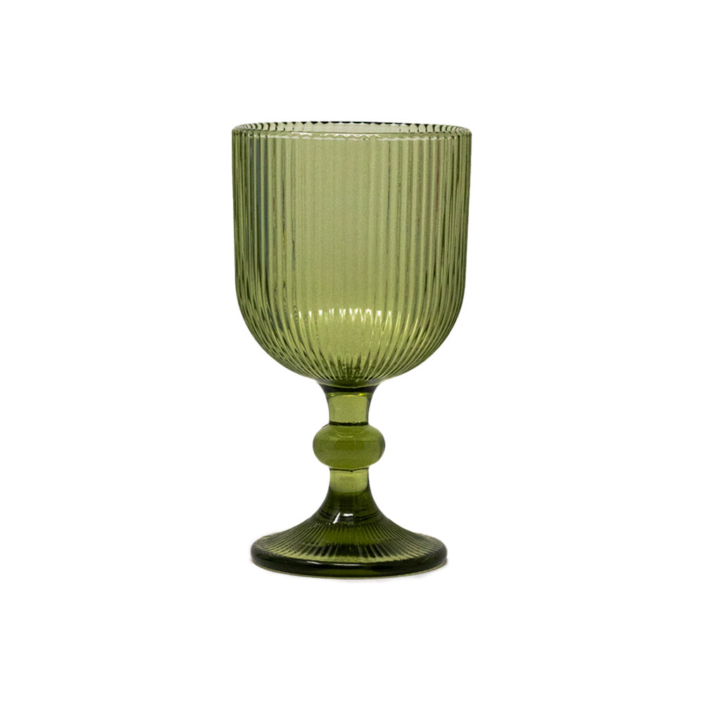 Copa de Agua Valentina 360ml Verde Olivo